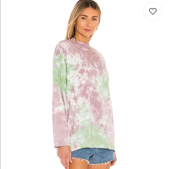 Free People Tops - Lavender/Mint Free People Women’s S WE THE FREE BE FREE Tie Dye Long Sleeve